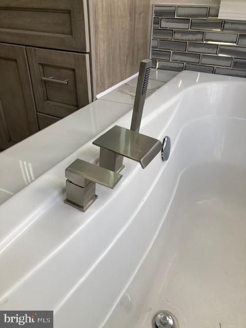 details with a tub