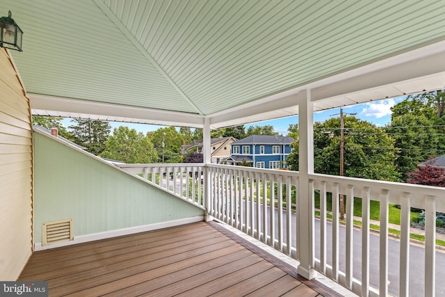 19 W Wyatt Ave, Alexandria, VA 22301 - deck featuring a residential view