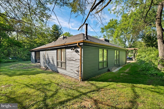 2436 Warm Springs Rd, Shenandoah Junction, WV 25442 - view of property exterior with a lawn