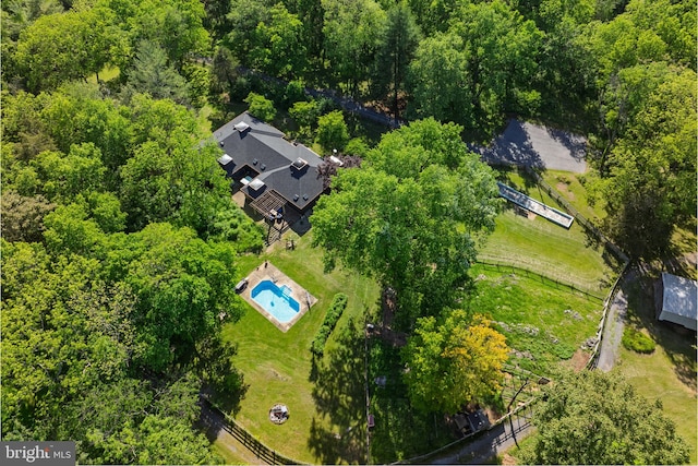 2436 Warm Springs Rd, Shenandoah Junction, WV 25442 - aerial view of a pool area