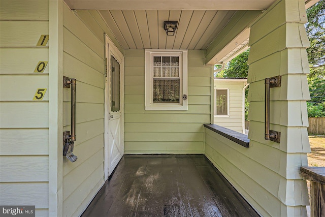 105 E Maple Rd, Linthicum Heights, MD 21090 - doorway to property with covered porch