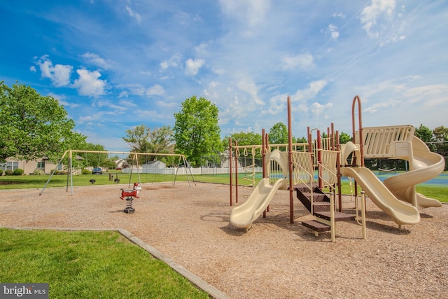 view of community playground