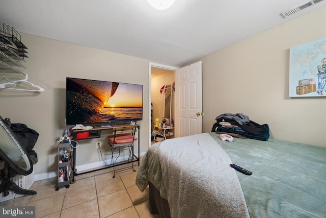 13432 Forest Glen Rd, Woodbridge, VA 22191 - bedroom with tile patterned floors, visible vents, and baseboards