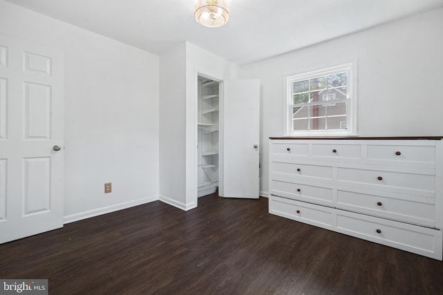 13432 Forest Glen Rd, Woodbridge, VA 22191 - unfurnished bedroom featuring baseboards and dark wood-style floors