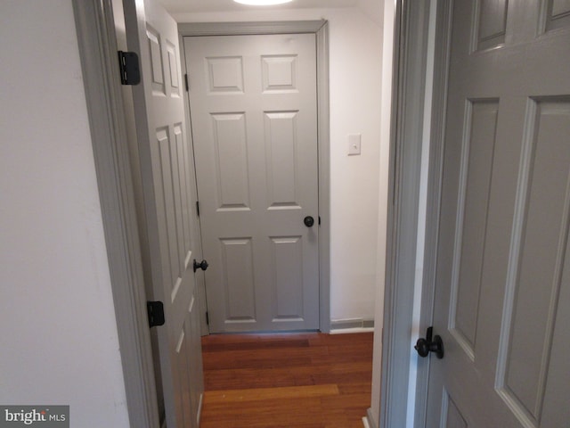 interior space featuring wood finished floors