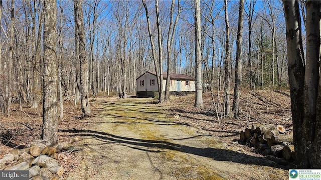 exterior space with driveway