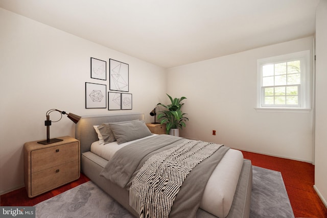 bedroom featuring baseboards