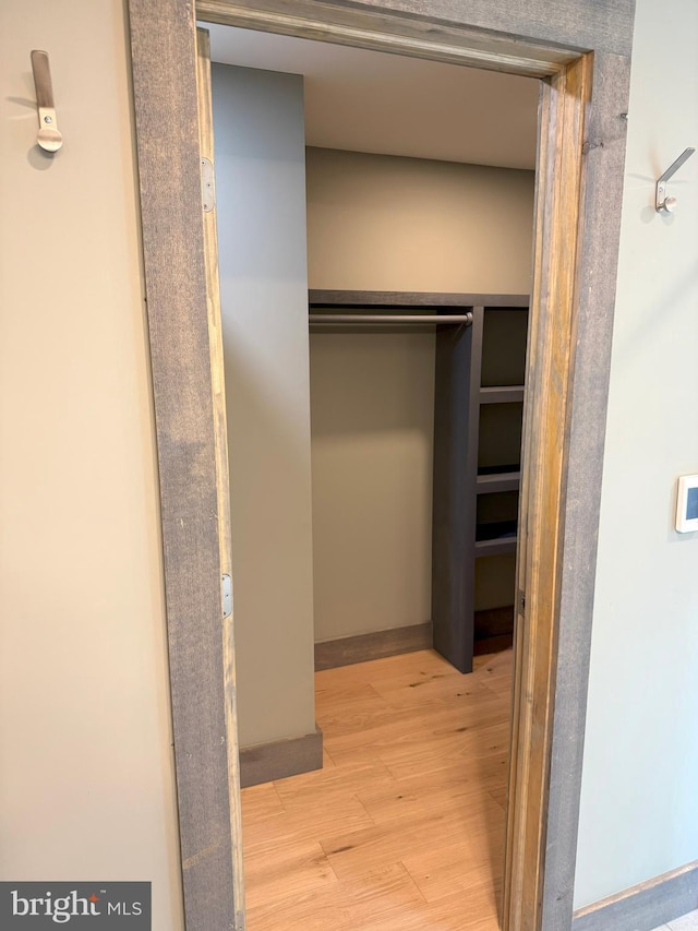 view of closet
