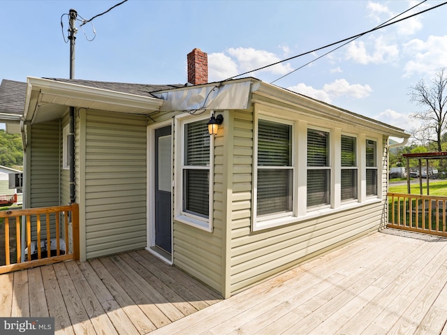 819 Manns Ter, Cumberland, MD 21502 - view of deck