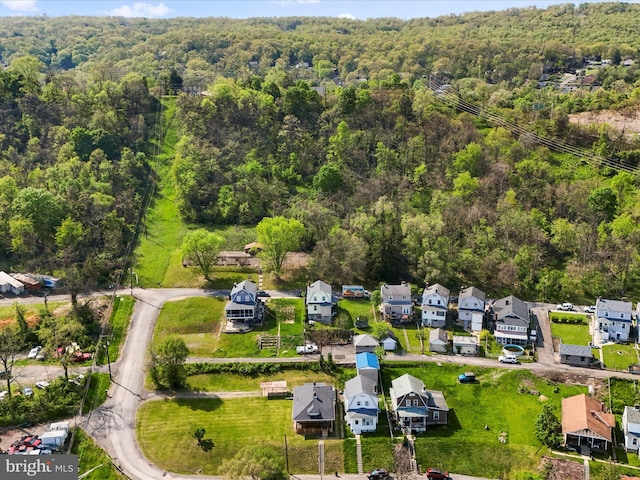 819 Manns Ter, Cumberland, MD 21502 - bird's eye view featuring a residential view and a view of trees