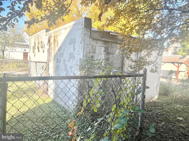 4304 Jay St NE, Washington, DC 20019 - view of side of home with fence and concrete block siding