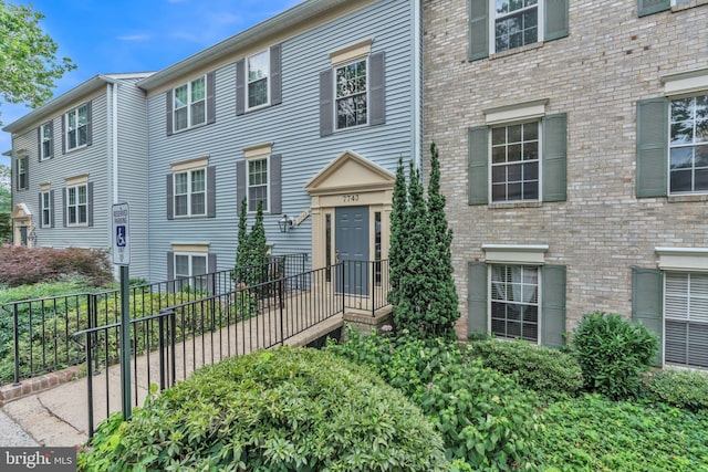 7743 Inversham Dr Unit 197, Falls Church, VA 22042 - view of front of house featuring brick siding