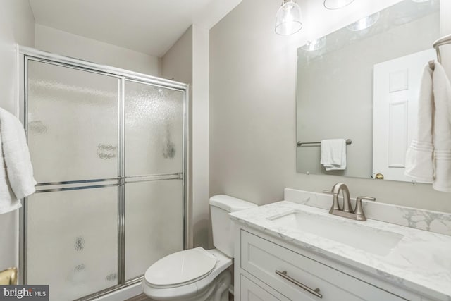 7743 Inversham Dr Unit 197, Falls Church, VA 22042 - full bathroom featuring vanity and a stall shower