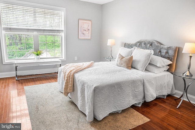 2738 Tilton St, Philadelphia, PA 19134 - bedroom with baseboards and hardwood / wood-style flooring