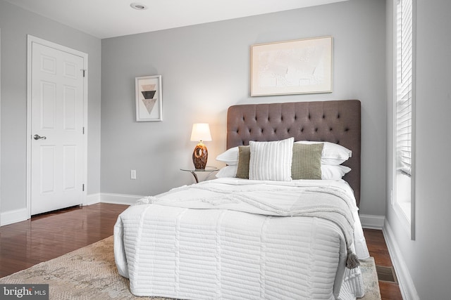 2738 Tilton St, Philadelphia, PA 19134 - bedroom with baseboards, visible vents, and wood finished floors