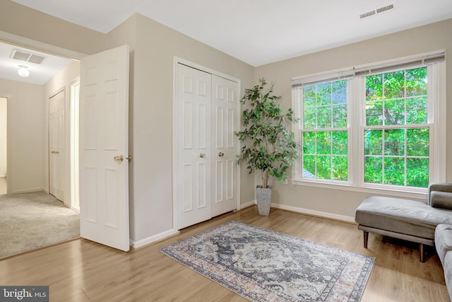 7117 Stanchion Ln, Burke, VA 22015 - living area with wood finished floors and baseboards