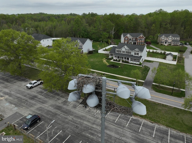 3419 Pocahontas Dr, Edgewater, MD 21037 - birds eye view of property featuring a view of trees