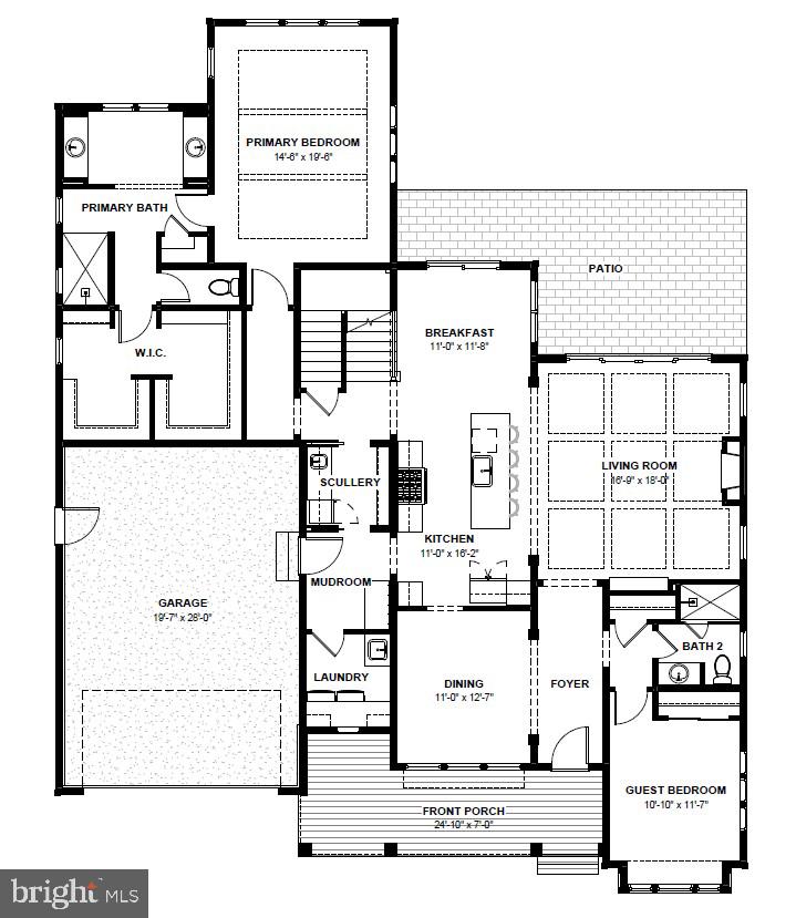 136 Paddock Way, Lewes, DE 19958 - view of home floor plan