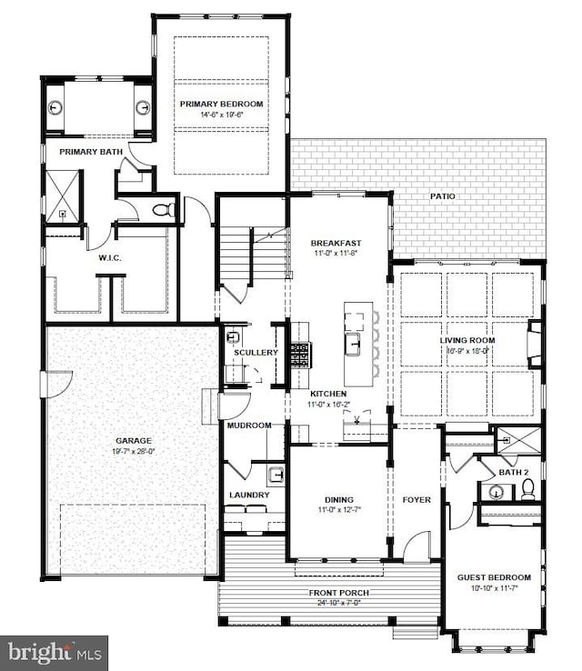 136 Paddock Way, Lewes, DE 19958 - view of home floor plan