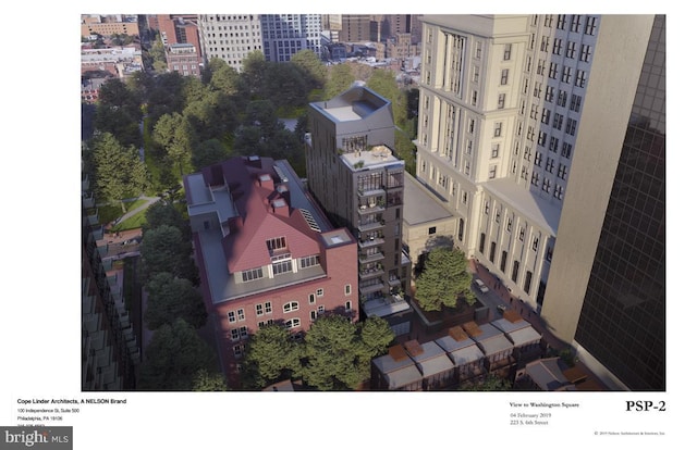 223 S 6th St Unit 701/801, Philadelphia, PA 19106 - aerial view with a city view
