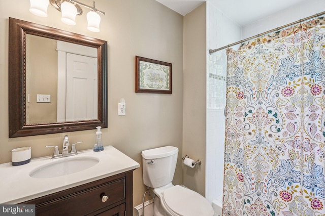 3213 Jocelyn St NW, Washington, DC 20015 - full bathroom with vanity and a shower with shower curtain