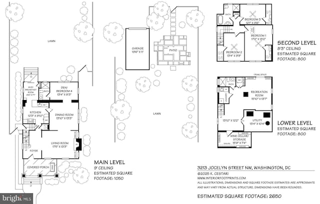 3213 Jocelyn St NW, Washington, DC 20015 - view of home floor plan