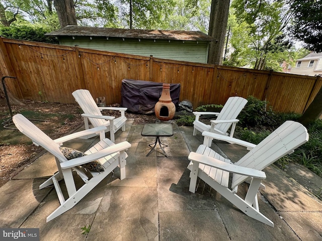 3213 Jocelyn St NW, Washington, DC 20015 - fenced backyard featuring a patio area