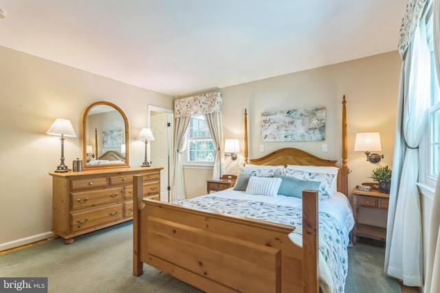 705 Hope Ln, Gaithersburg, MD 20878 - bedroom with baseboards and light carpet