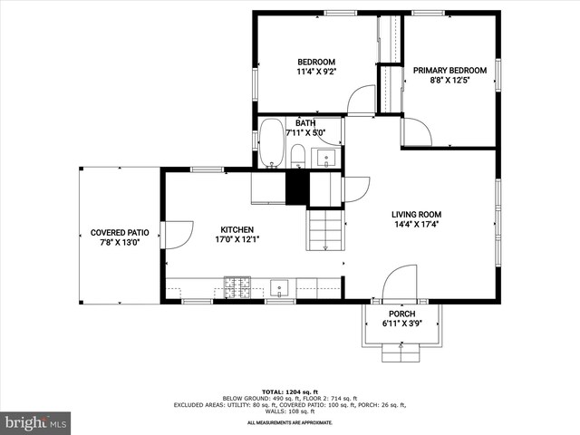 402 Elm Ave, Takoma Park, MD 20912 - floor plan / room layout