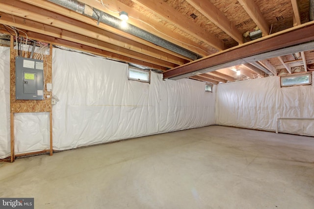 13434 Fairland Park Dr, Silver Spring, MD 20904 - basement with electric panel and plenty of natural light