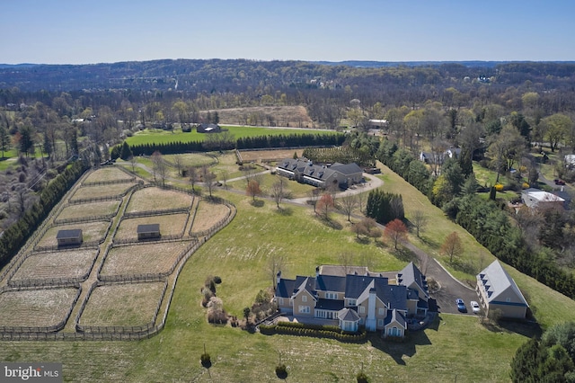 2727 Aquetong Rd, New Hope, PA 18938 - aerial view with a rural view