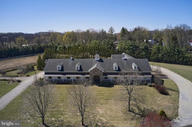 2727 Aquetong Rd, New Hope, PA 18938 - drone / aerial view with a forest view