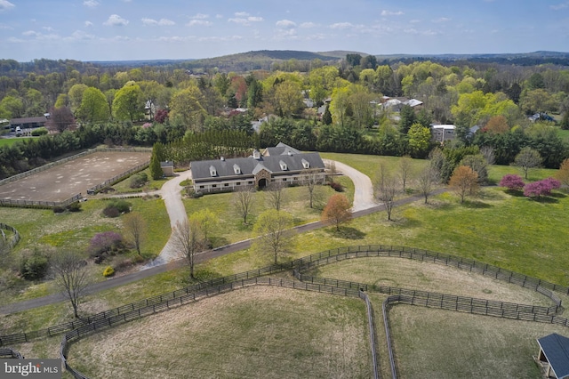 2727 Aquetong Rd, New Hope, PA 18938 - bird's eye view featuring a rural view