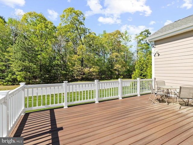 32953 Shadeland Ave, Millsboro, DE 19966 - deck with a lawn and outdoor dining space