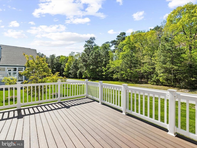 32953 Shadeland Ave, Millsboro, DE 19966 - wooden terrace with a lawn