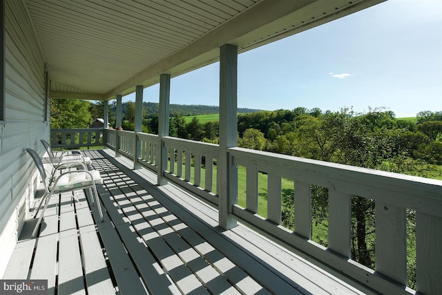 view of deck