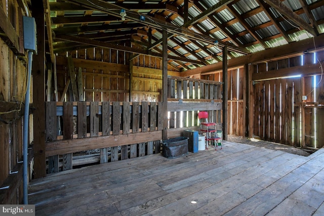view of stable
