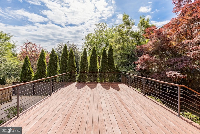 view of deck