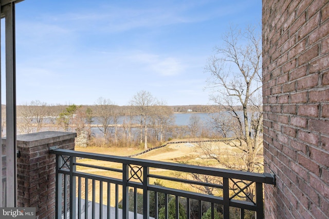 820 Belmont Bay Dr Unit 405, Woodbridge, VA 22191 - balcony featuring a water view