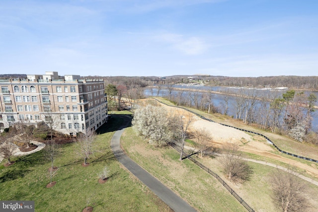 820 Belmont Bay Dr Unit 405, Woodbridge, VA 22191 - aerial view featuring a water view
