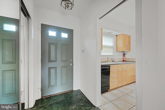 10019 Greenock Rd, Silver Spring, MD 20901 - foyer with light tile patterned flooring and baseboards