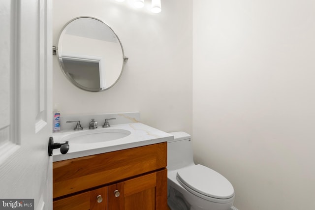 8005 Hillrise Ct, Elkridge, MD 21075 - half bath with toilet and vanity