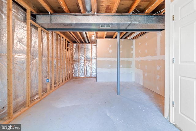 8005 Hillrise Ct, Elkridge, MD 21075 - view of unfinished basement