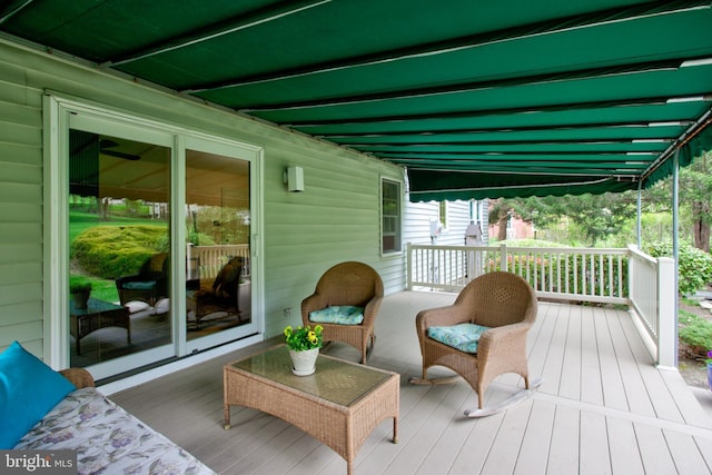view of deck