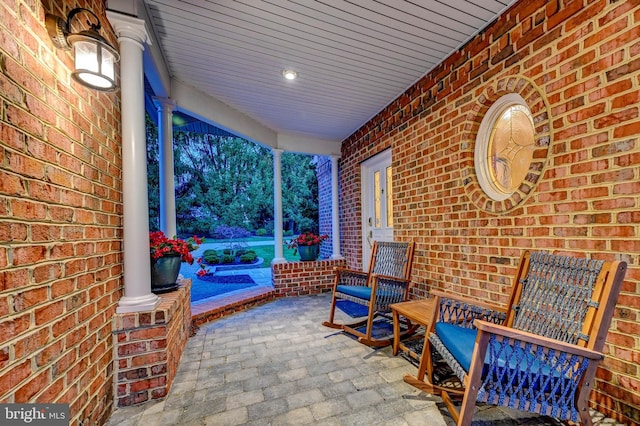 14712 Manor Rd, Phoenix, MD 21131 - view of covered porch
