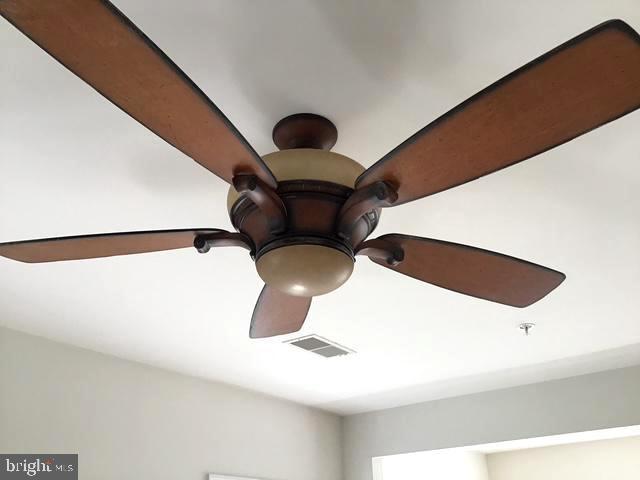1402 Joppa Forest Dr Unit 12, Joppa, MD 21085 - interior details featuring ceiling fan and visible vents