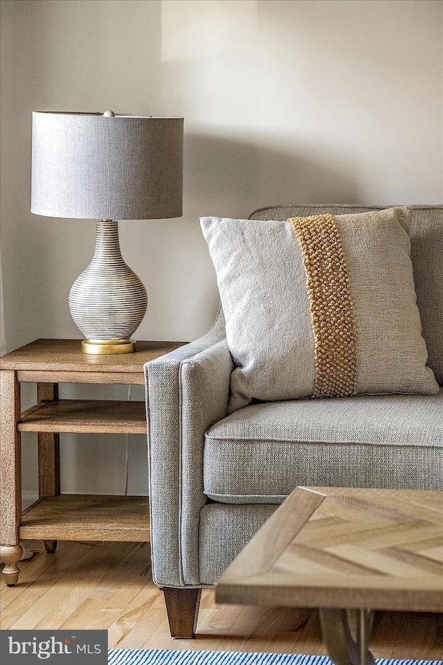 details featuring wood finished floors