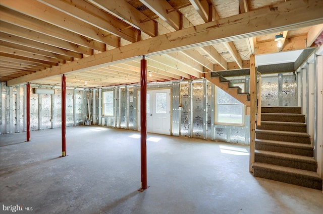 3497 New Lancaster Valley Rd, Milroy, PA 17063 - below grade area with stairs