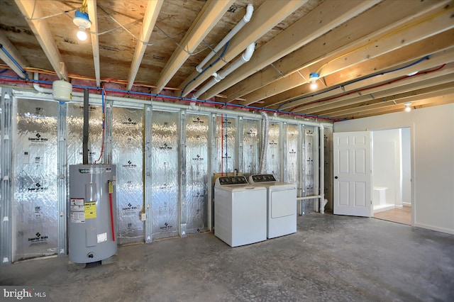 3497 New Lancaster Valley Rd, Milroy, PA 17063 - unfinished below grade area with water heater and separate washer and dryer