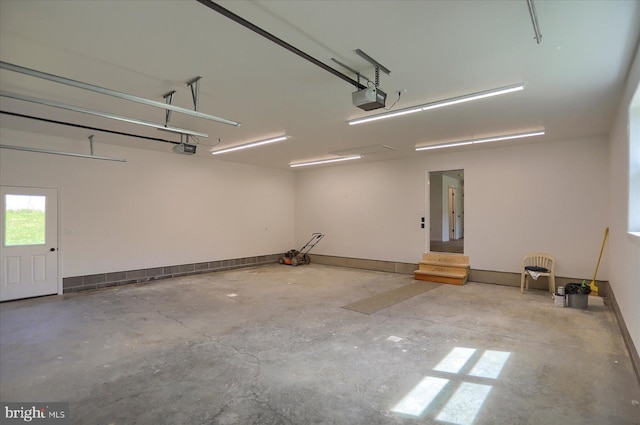 3497 New Lancaster Valley Rd, Milroy, PA 17063 - garage with a garage door opener